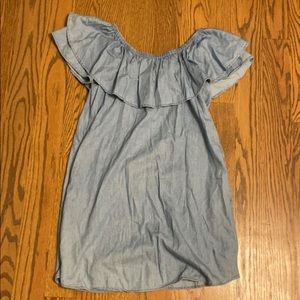 over the shoulder dress